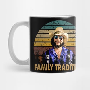 Retro vintage family tradition hank art Mug